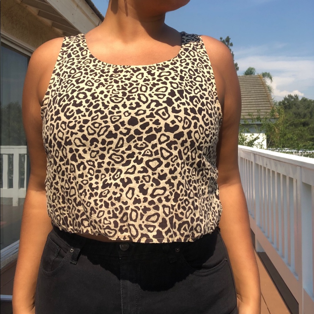 Urban outfitters leopard tank top 🐆